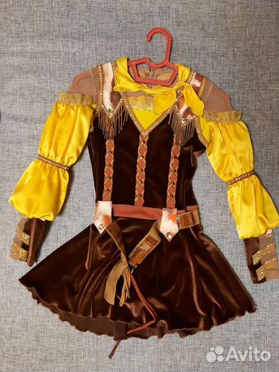 Платье для выступлений 128-134 стиль Кантри