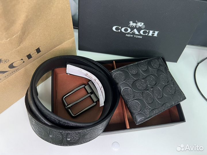 Ремень мужской coach оригинал