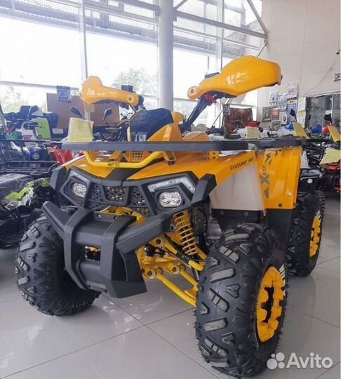 Квадроцикл Motoland wild 125 X желтый