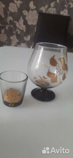 Набор Бокалы для коньяка и стопки