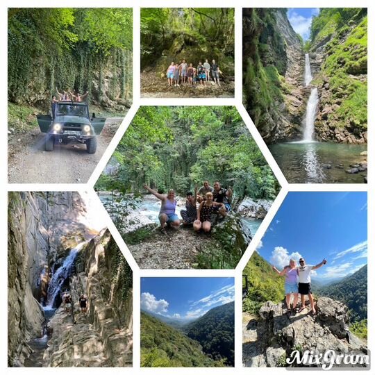 Экскурсии джипинг Адлер-Сочи-Абхазия
