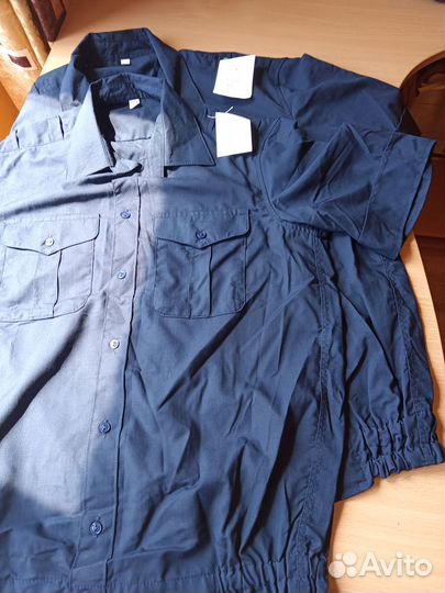 Новые военные рубашки (синие, оливковые)