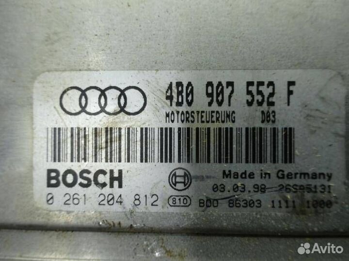 Блок управления двигателем Audi A6 4B/C5 рест