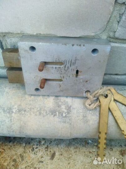 Замок гаражный, реечный