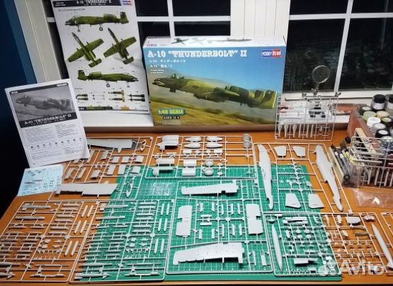 Сборная модель самолёта A-10 Thunderbolt II 1/48