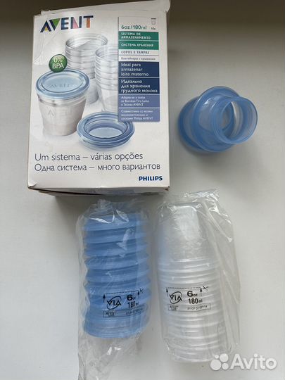 Молокоотсос philips avent + система хранения