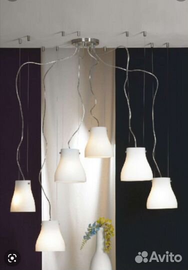 Люстра паук lussole б/у