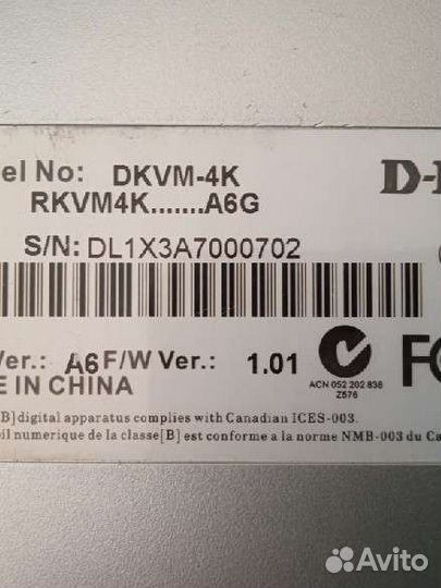 Переключатель KVM D-Link dkvm-4K
