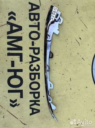 Mercedes W222 AMG Рест хром бампера переднего L