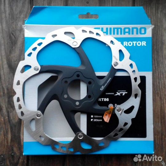 Shimano XT RT76 роторы 203мм