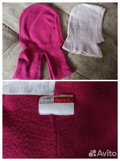 Шапка шлем для девочки