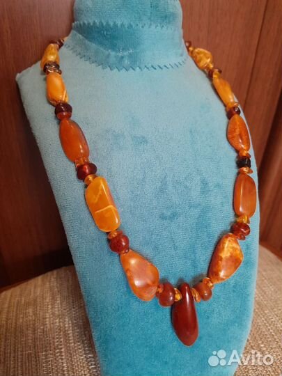 Комплект бусы и браслет