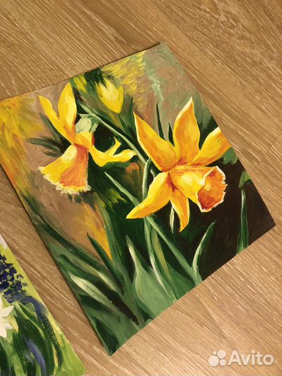 Картины гуашью