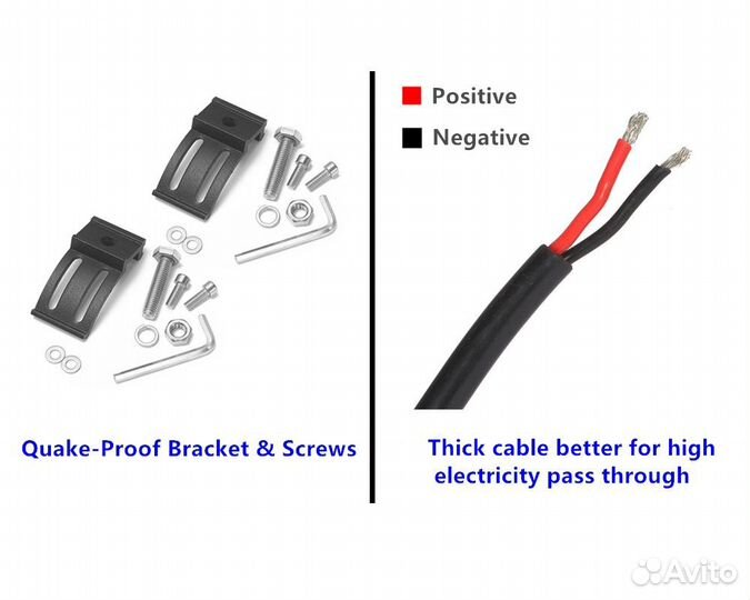 Светодиодная балка фара 432W 144 светодиода Combo