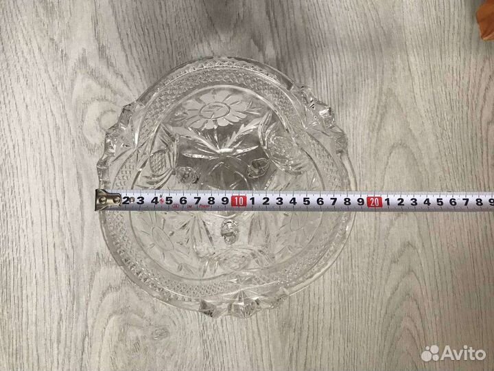 Ваза хрустальная конфетница салатник