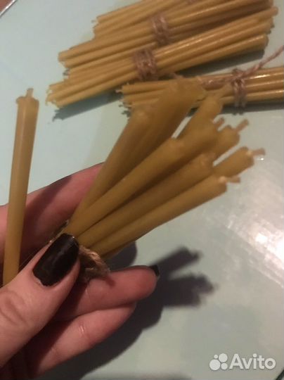 Церковные свечи освященные 50шт 15см