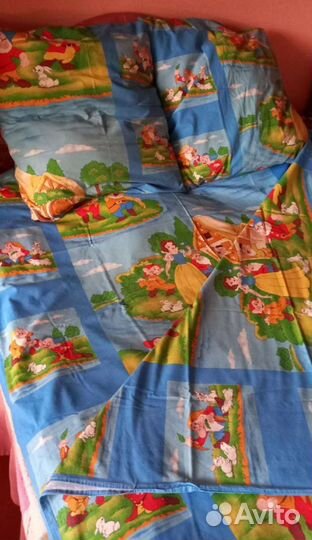 Детское постельное белье Белоснежка, 1,5 спальное