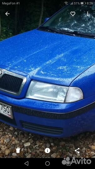 Решетки в передний бампер Шкода Октавия тур