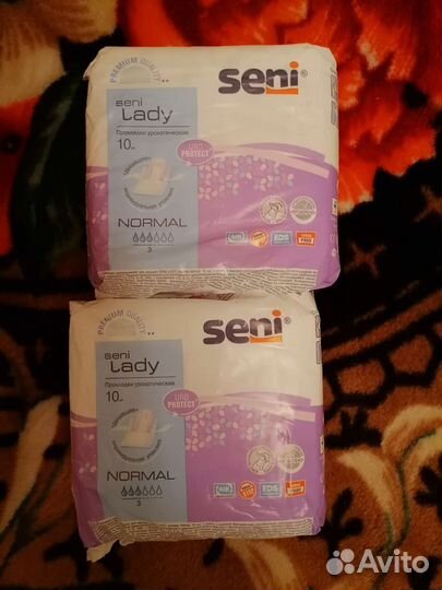 Урологические прокладки женские и мужские