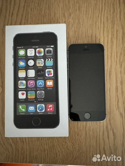 Смартфон Apple iPhone 5S 16 гб, 1 SIM, черный
