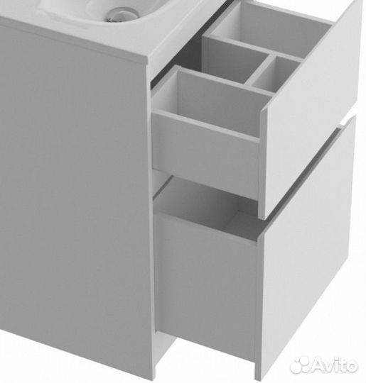 Мебель для ванной BelBagno Kraft-39-500-PIA-BB-8099-3-50 Bianco Opaco