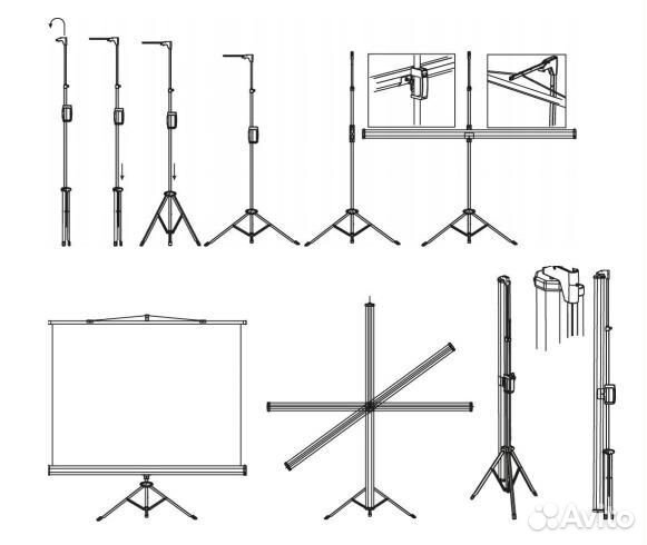 Экран на штативе Lumien Master View 160x120