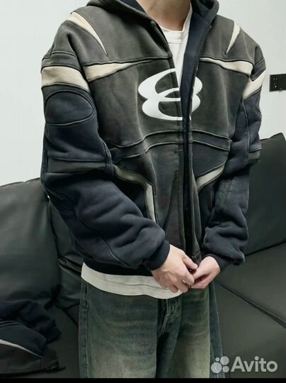 Зип-худи Balenciaga zip-up hoodie unity sports