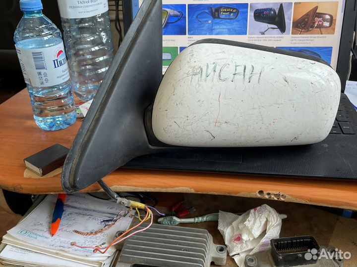Зеркало левое Ниссан блюберд QU14