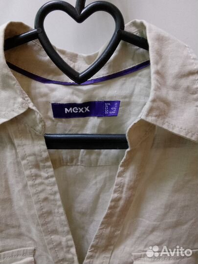 Льняная рубашка мехх