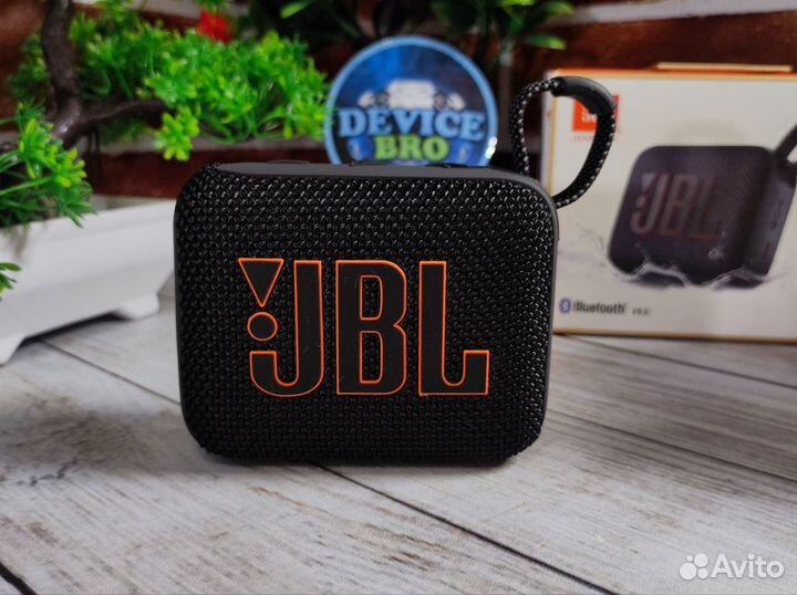 Портативная колонка JBL Go 4 Black (Гарантия)