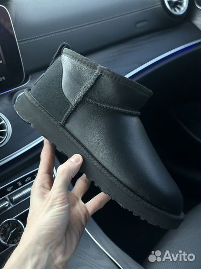 Угги Ugg Classic Ultra Mini Metallic Black