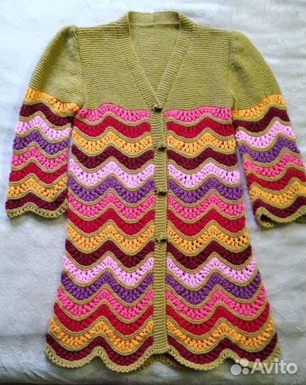 Длинный кардиган