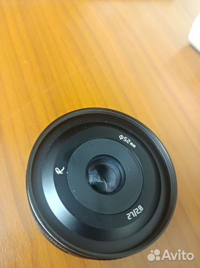 Мануальный объектив 27/2,8 для микры