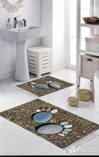 Набор ковриков для ванной и туалета