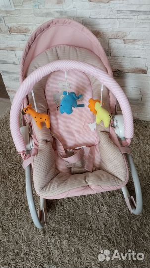 Детские качели шезлонг