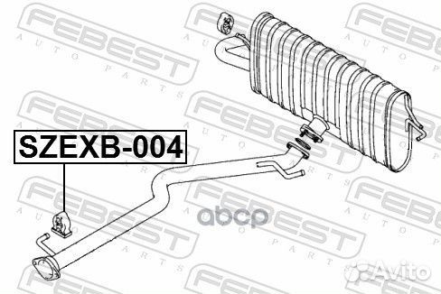 Подушка крепления глушителя szexb004 Febest