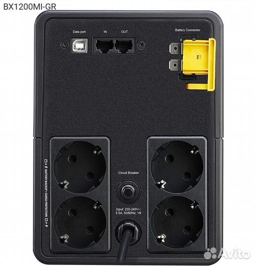 Ибп APC by Schneider Electric Back-UPS BX 1200VA