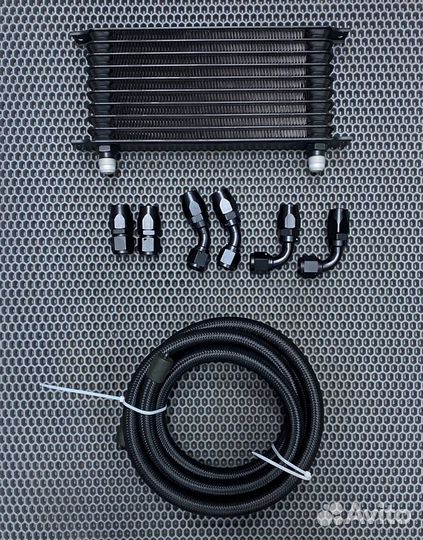 Масляный радиатор двигателя 10 ти рядный