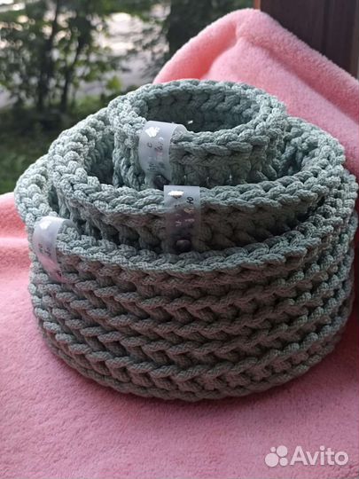 Корзины из полиэфирного шнура