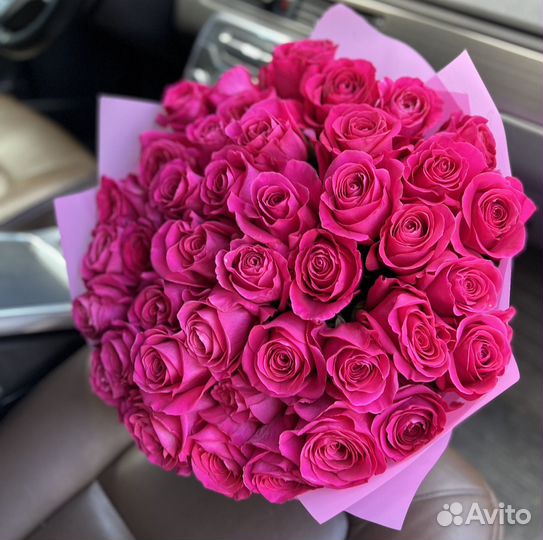 Импортные розы Эквадор Букет Пинк Флойд