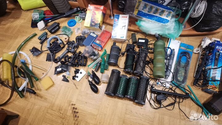 Аквариумная утварь, сачки, фильтры, расходники