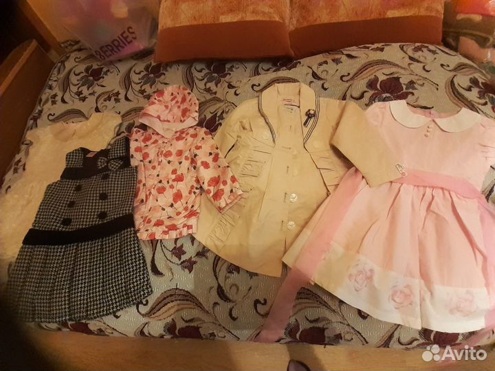 Вещи пакетом на девочку 92-110