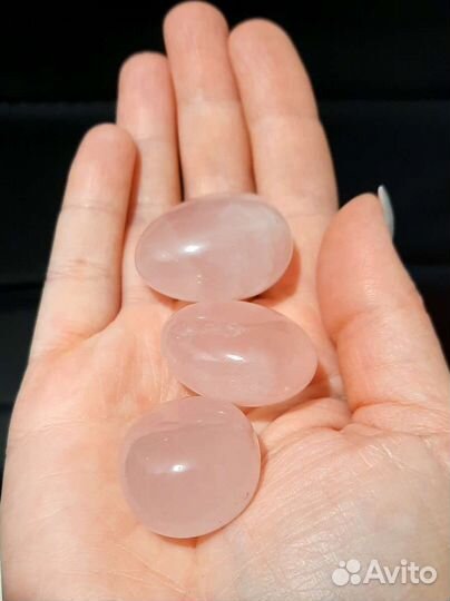 Розовый кварц Камень Кристалл Галтовка