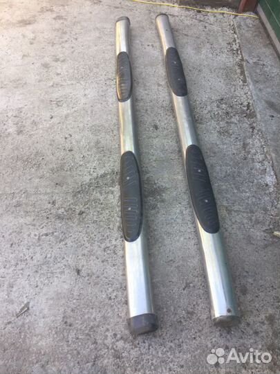 Пороги на toyota hilux