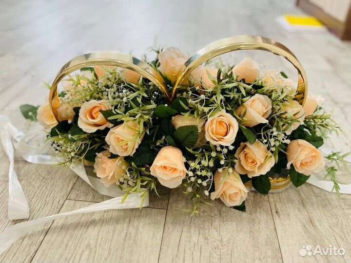 Свадебные украшения на авто,прокат