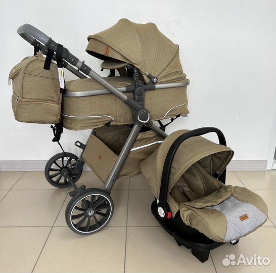 Коляска 3 в 1 Люксмам V 8