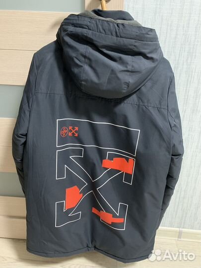 Куртка зимняя off white