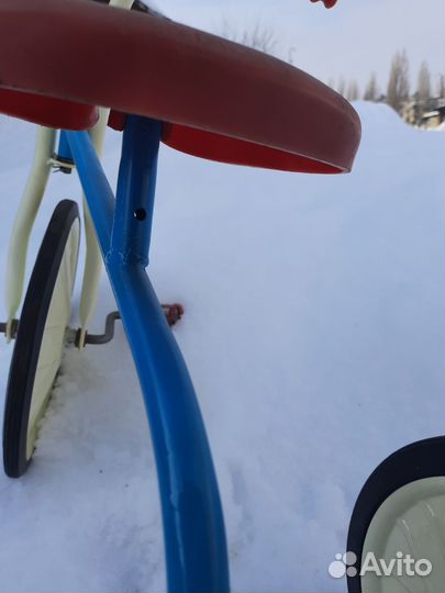 Детский трёхколёсный велосипед Малыш СССР