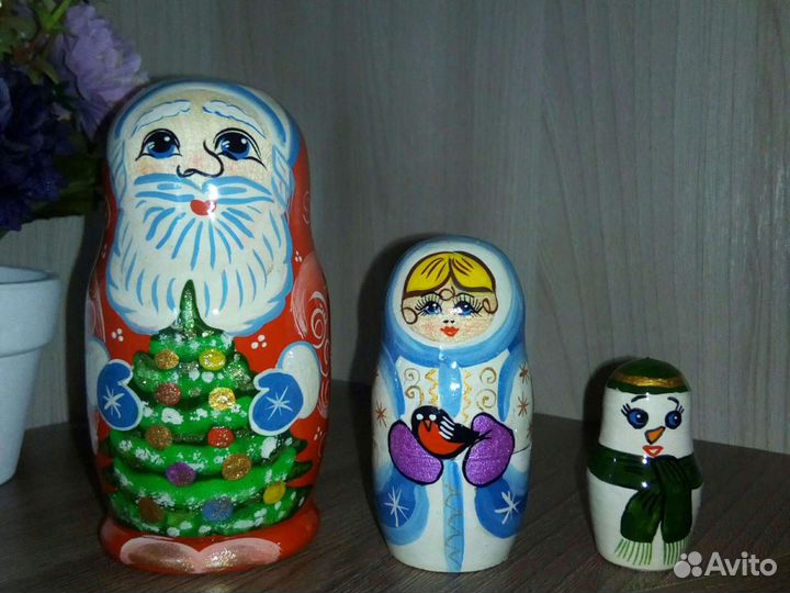 Матрешка Дед Мороз