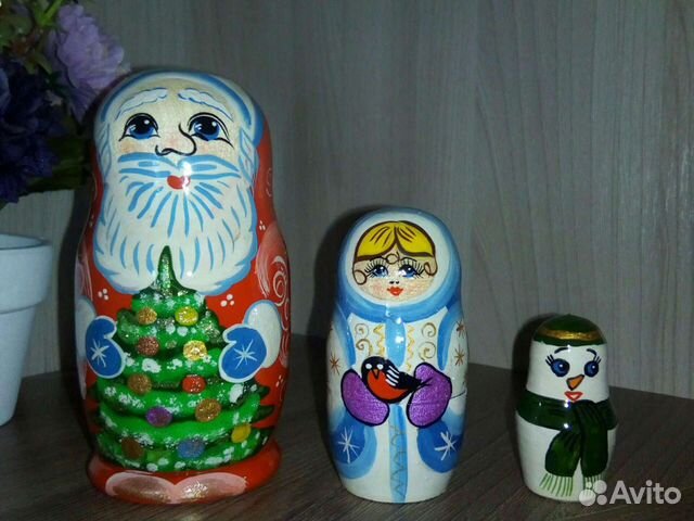 Матрешка Дед Мороз